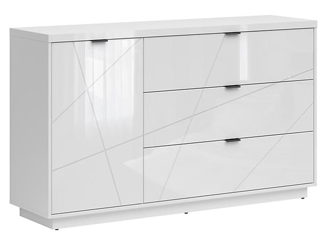 Forn Chest of Drawers – White Gloss