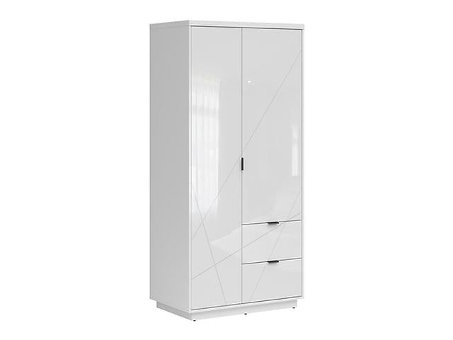 Forn Wardrobe 94 cm – White Gloss
