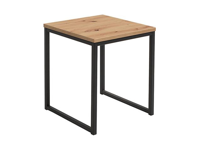 Aroz Side Table 40 | Artisan Oak | Square | Metal Frame | 40×40×40 cm | Loft Style