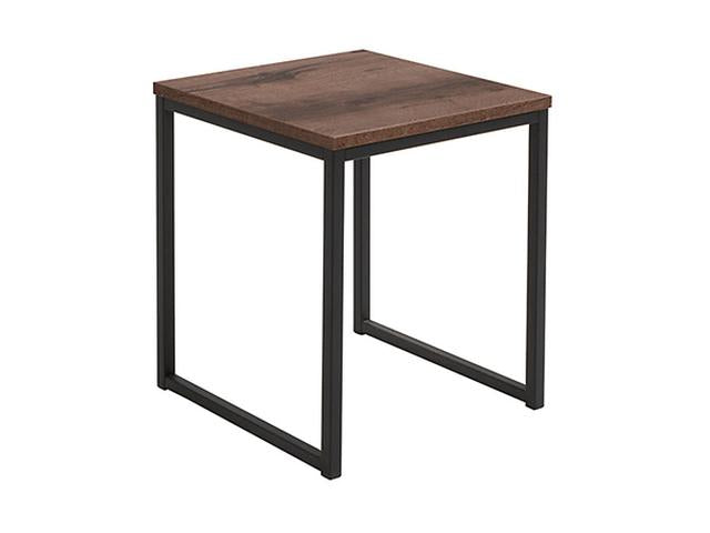 Aroz Square Coffee Table 50 cm – Monastery Oak & Metal Frame