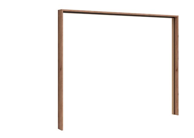 Forn Wardrobe Surround Frame (Passe-Partout) – Trim Kit for Forn 270 Wardrobe | Dark Delano Oak | 280.5×223.5 cm