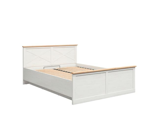 Frija Storage Bed 160×200 cm – Gas-Lift Slatted Base, Scandinavian Style | Andersen Pine & Artisan Oak