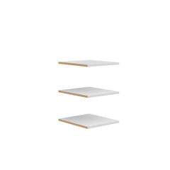 Brando Wardrobe Shelves – Set of 3 | Textile | 43.1×48 cm | Accessory for Brando 2 & Brando 3 Wardrobe