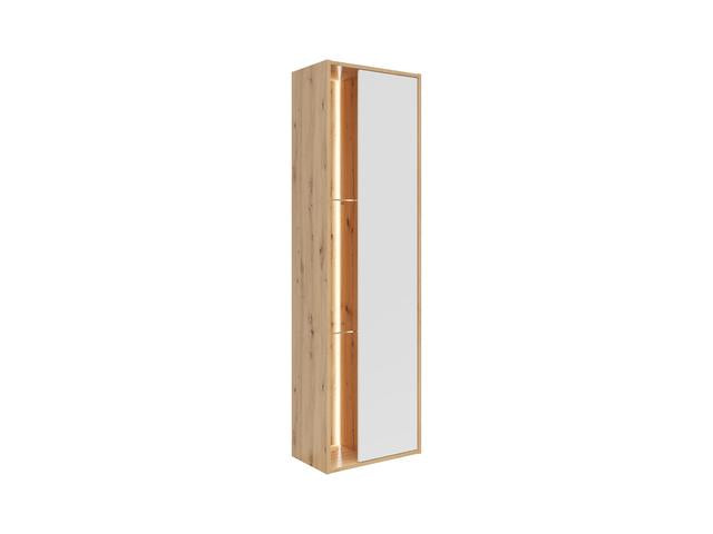 Gap Wall-Mounted Display Cabinet – Artisan Oak & White, 190 cm