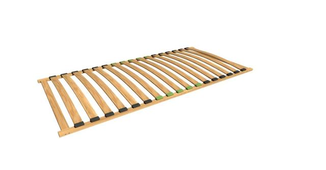 Ergo Basic Slatted Base 100×200 cm – 17 Birch Slats, 130 kg, Self-Assembly