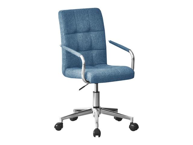 Cosmo Office Chair – Navy Blue | Breathable Mesh Back, Adjustable Height & Armrests
