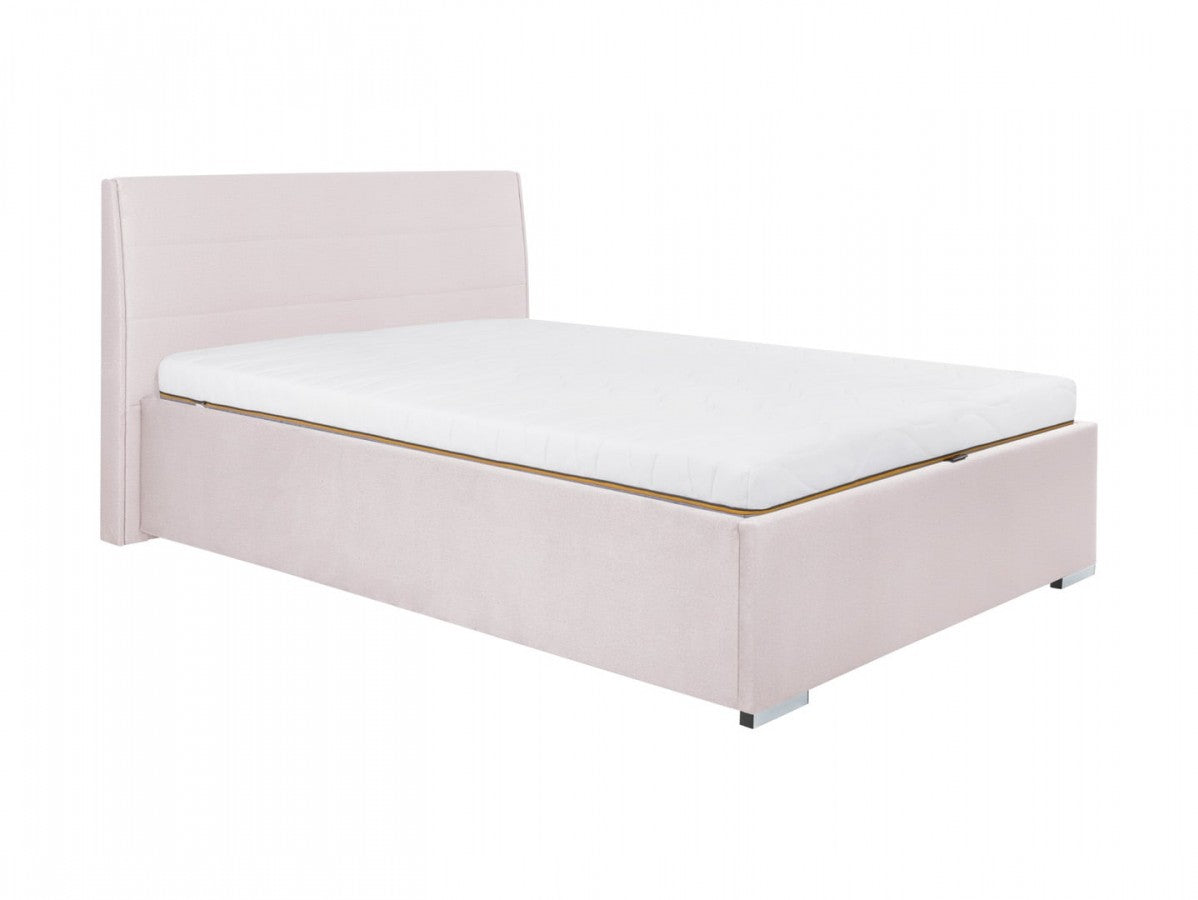 Cosala III — Upholstered Bed 140x200 cm with Tall Headboard