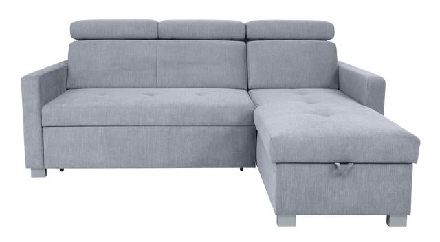 Brico Corner Sofa Bed with Storage 204×168 cm – Dolphin Mechanism | Reversible Left/Right