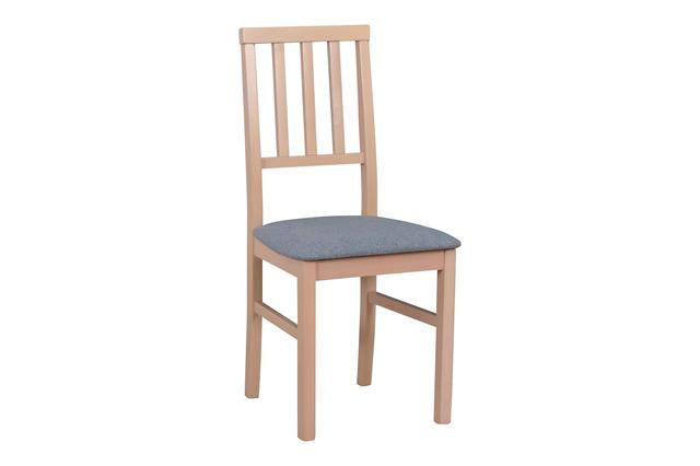 Aren Upholstered Dining Chair – Grey & Sonoma Oak