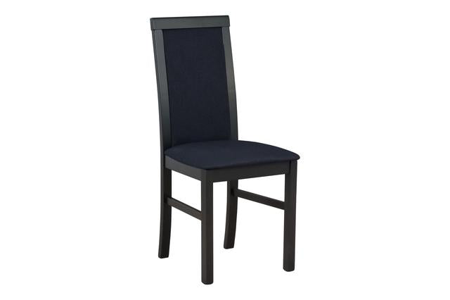 Como Dining Chair – Black Upholstery & Black Frame, Ergonomic, Minimalist Design