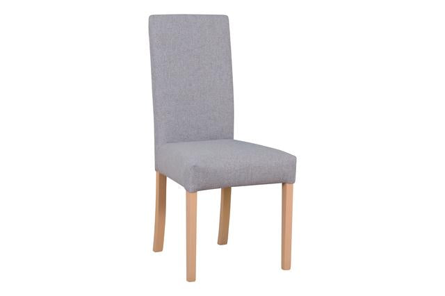 Campel Upholstered Dining Chair – Grey & Sonoma Oak