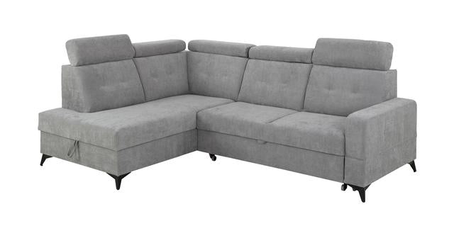 Amado Corner Sofa Bed with Storage – 5 Adjustable Headrests