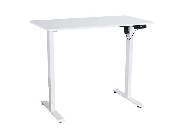 Emil 2 Electric Height-Adjustable Gaming Desk 120 cm – White