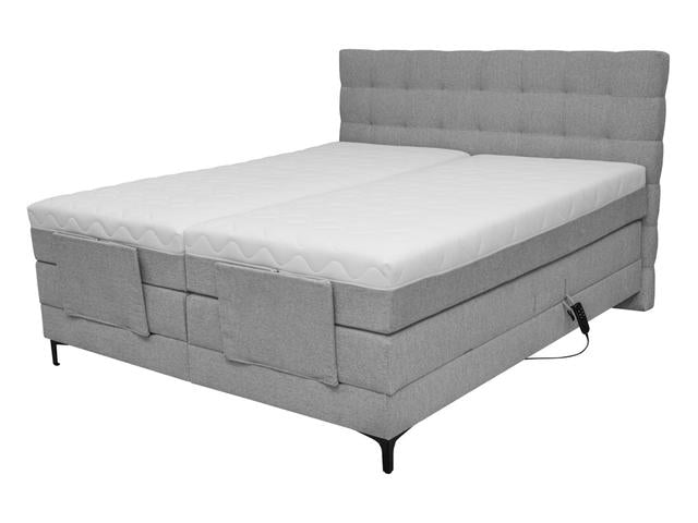 Falcon Continental Bed 160×200 cm – Monolith 85 Grey