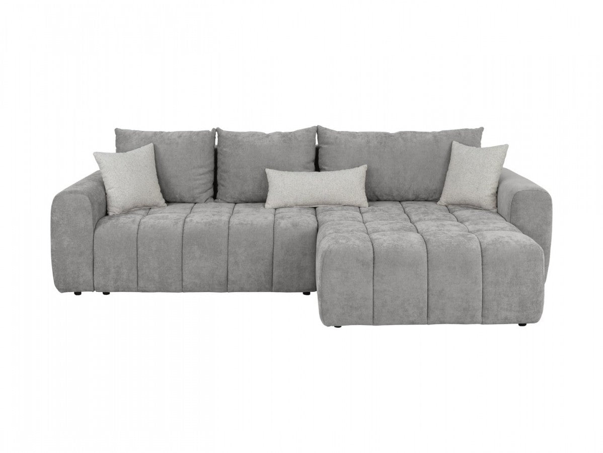 Chill Me Corner Sofa Bed with Storage – DL Mechanism | 135×242 cm Sleeping Surface | Finn Fabric