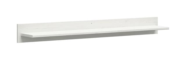 Frija Wall Shelf 153 cm – Andersen Pine White & Artisan Oak, Wide Display Surface, Scandinavian