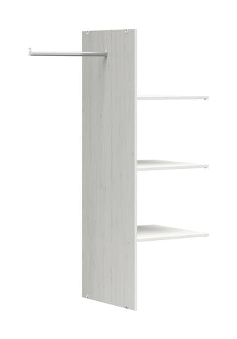 Frija Wardrobe Interior Kit – Shelves & Rail | Andersen Pine White / Artisan Oak