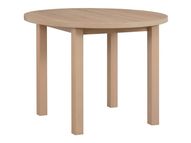 Balard Extendable Round Dining Table 100–180 cm – Sonoma Oak