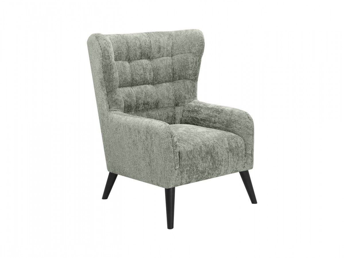 Casey Quilted Armchair – High Back, Sinuous Spring & Hardwood Legs