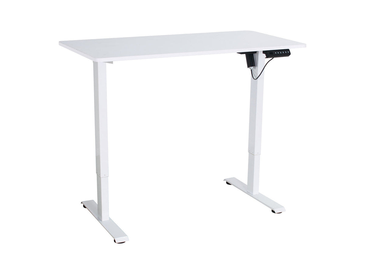 Emil 2 Electric Height-Adjustable Gaming Desk 120 cm – White