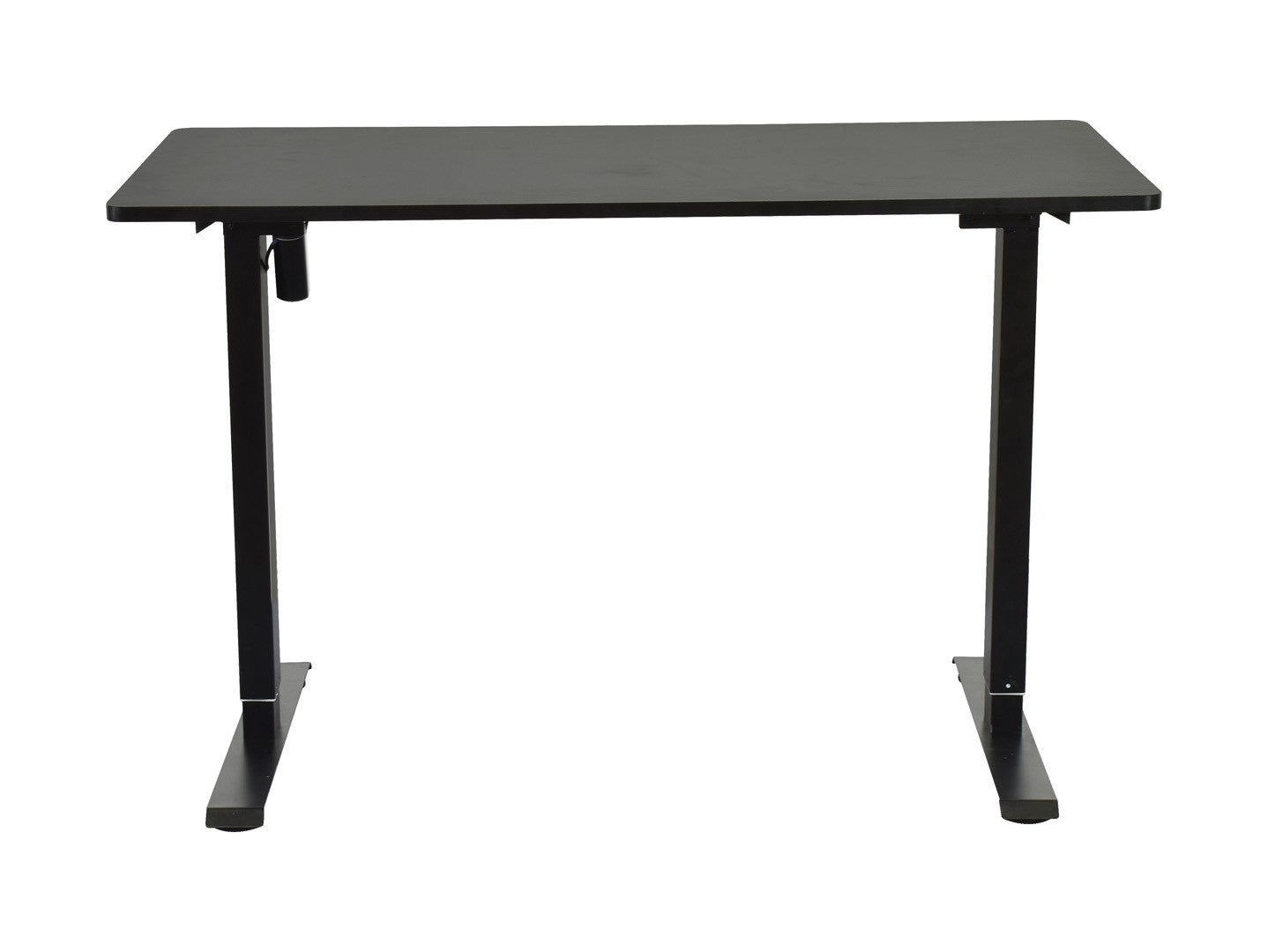 Emil 2 Electric Height-Adjustable Gaming & Standing Desk – Black | 120×60 cm | 72–118 cm Height Range | Scratch-Resistant Melamine