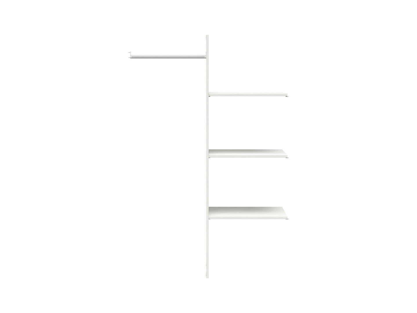 Frija Wardrobe Interior Kit – Shelves & Rail | Andersen Pine White / Artisan Oak