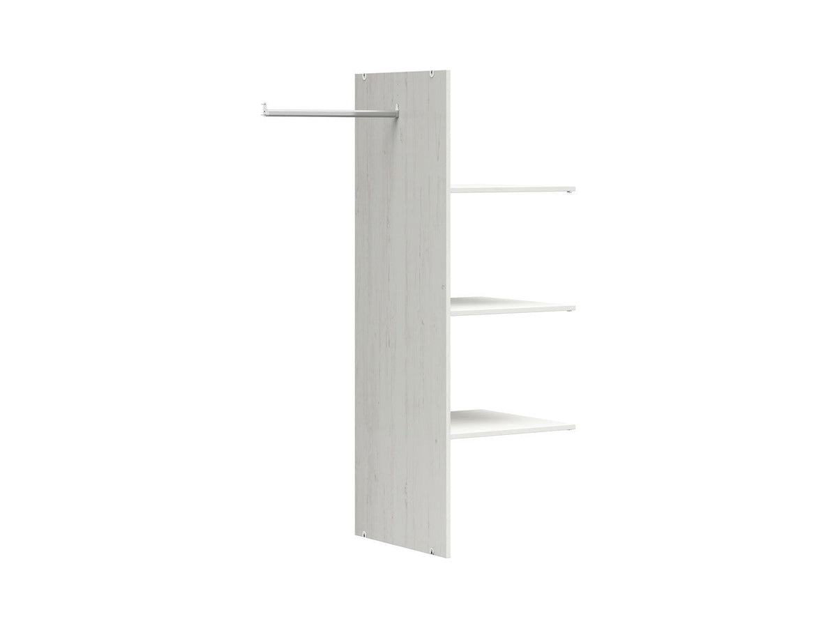 Frija Wardrobe Interior Kit – Shelves & Rail | Andersen Pine White / Artisan Oak
