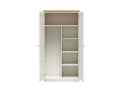 Frija Wardrobe Interior Kit – Shelves & Rail | Andersen Pine White / Artisan Oak