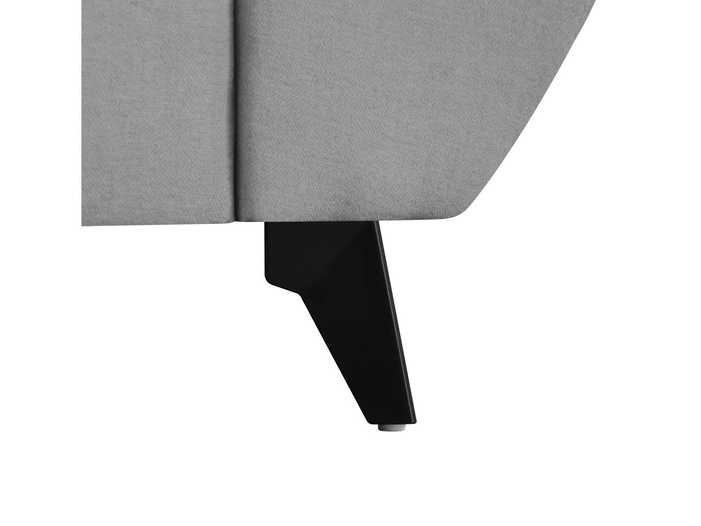 Doria Velvet Armchair — Button Tufting, Slim Metal Legs & Luxurious Comfort, Portland Ash