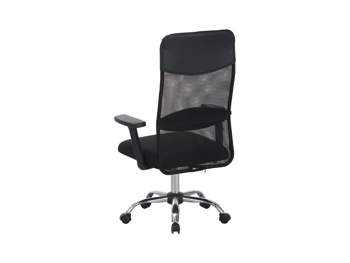 Alex — Mesh Office Chair | TILT | Adjustable Armrests | Black | 108–118 cm