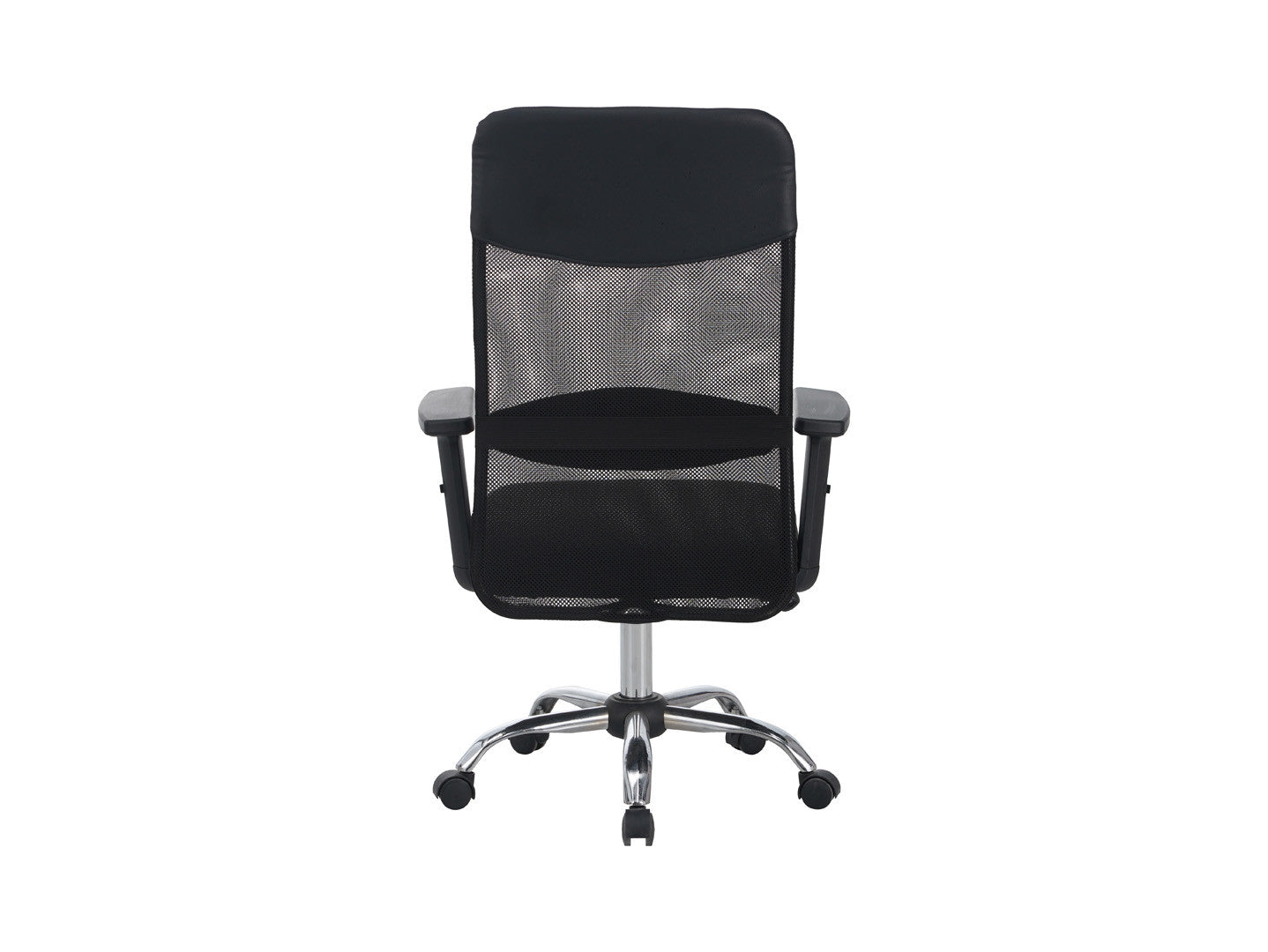 Alex — Mesh Office Chair | TILT | Adjustable Armrests | Black | 108–118 cm