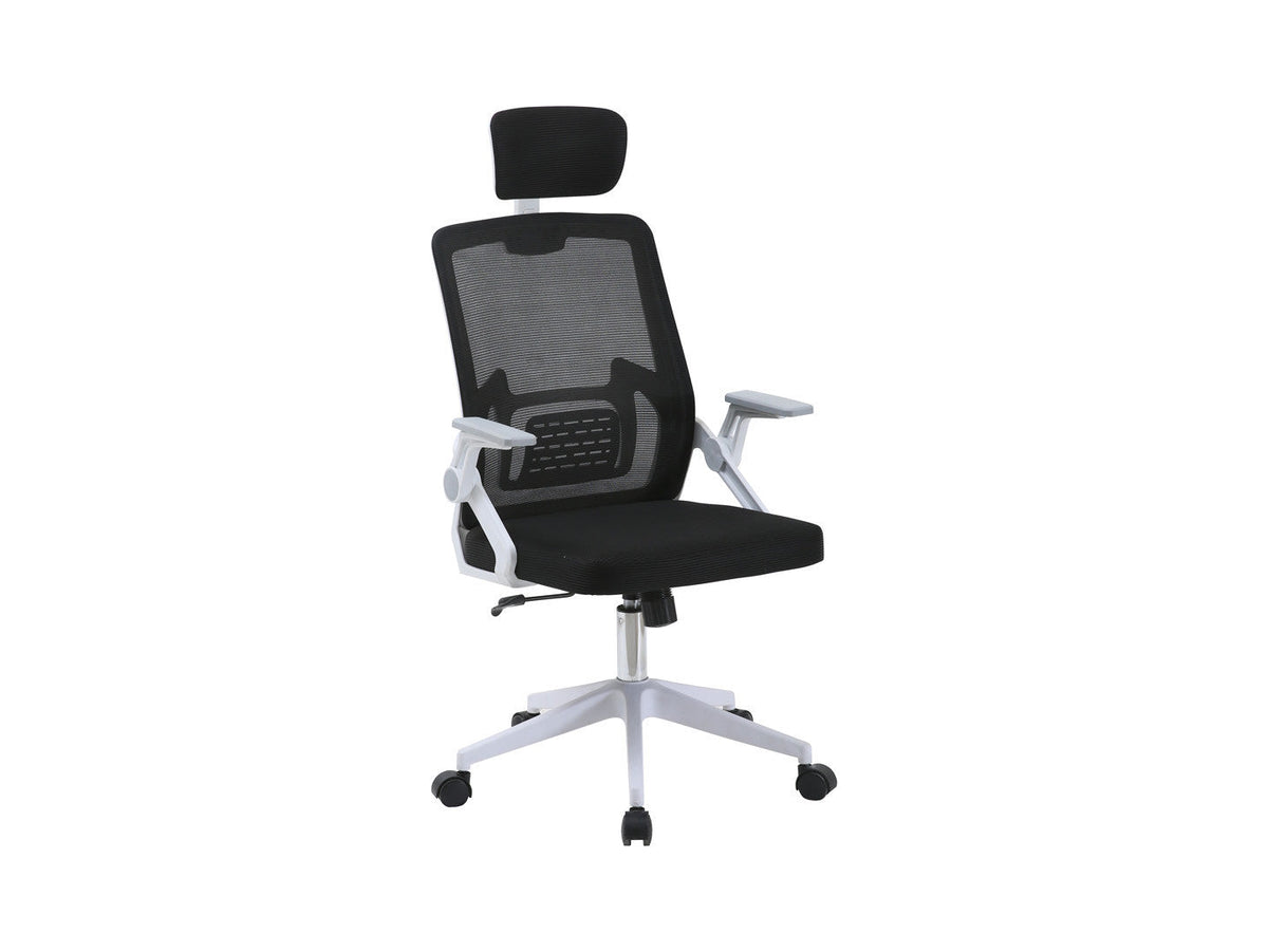 Born Ergonomic Office Chair – TILT Mechanism, Adjustable Armrests & Headrest | Black & White