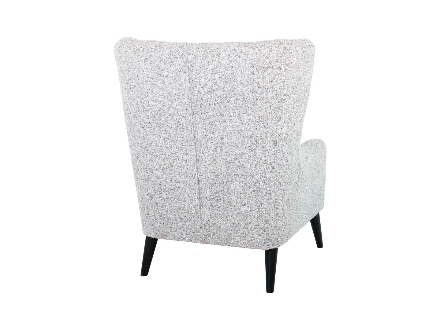 Casey Quilted Armchair – Wave Spring Seat, High Back, Hardwood Legs