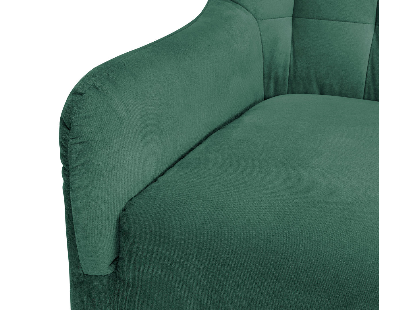Casey Quilted Armchair – High Back, Sinuous Spring Seat | Hardwood Legs