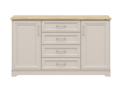 Anga — Sideboard 154 cm with 4 Drawers & 2 Doors