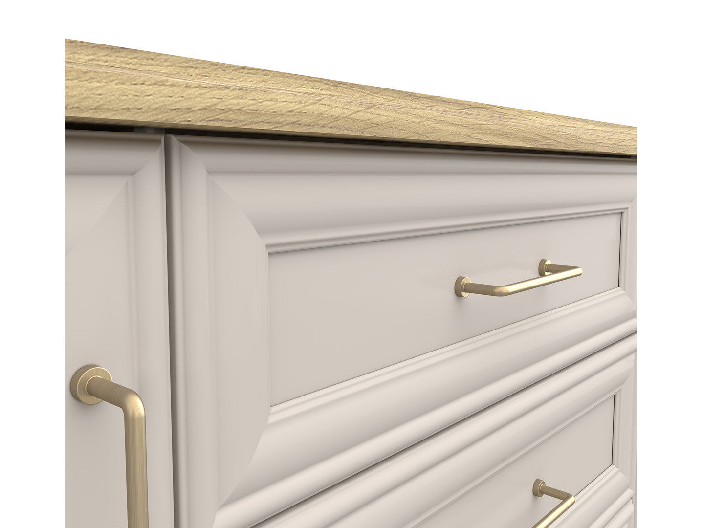 Anga — Sideboard 154 cm with 4 Drawers & 2 Doors