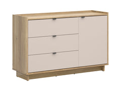Dalva Chest of Drawers – Mauvella Oak / Uni Cashmere