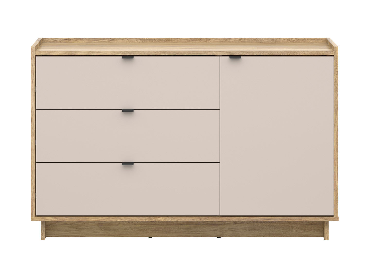Dalva Chest of Drawers – Mauvella Oak / Uni Cashmere