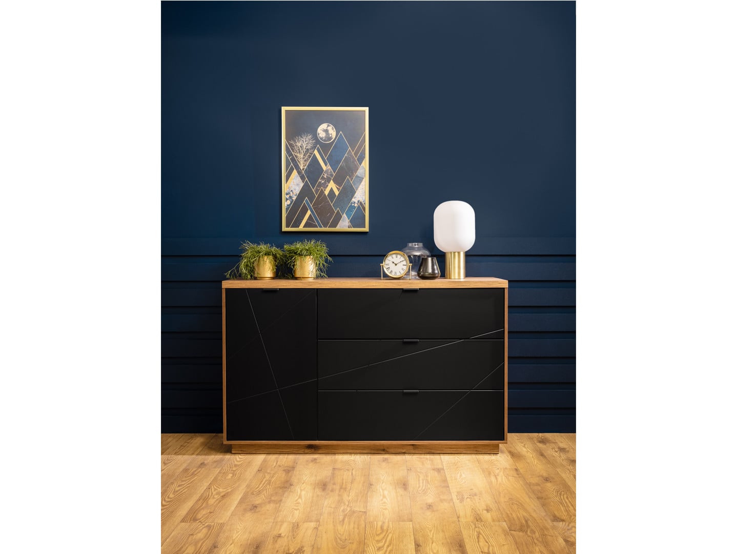 Forn Sideboard & Chest of Drawers 156×93 cm – 3 Drawers | 4 Colour Options