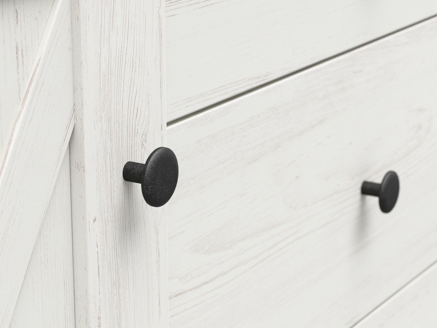 Frija — Chest of Drawers | 4 Drawers & 2 Doors | Andersen Pine & Artisan Oak | Scandinavian Style