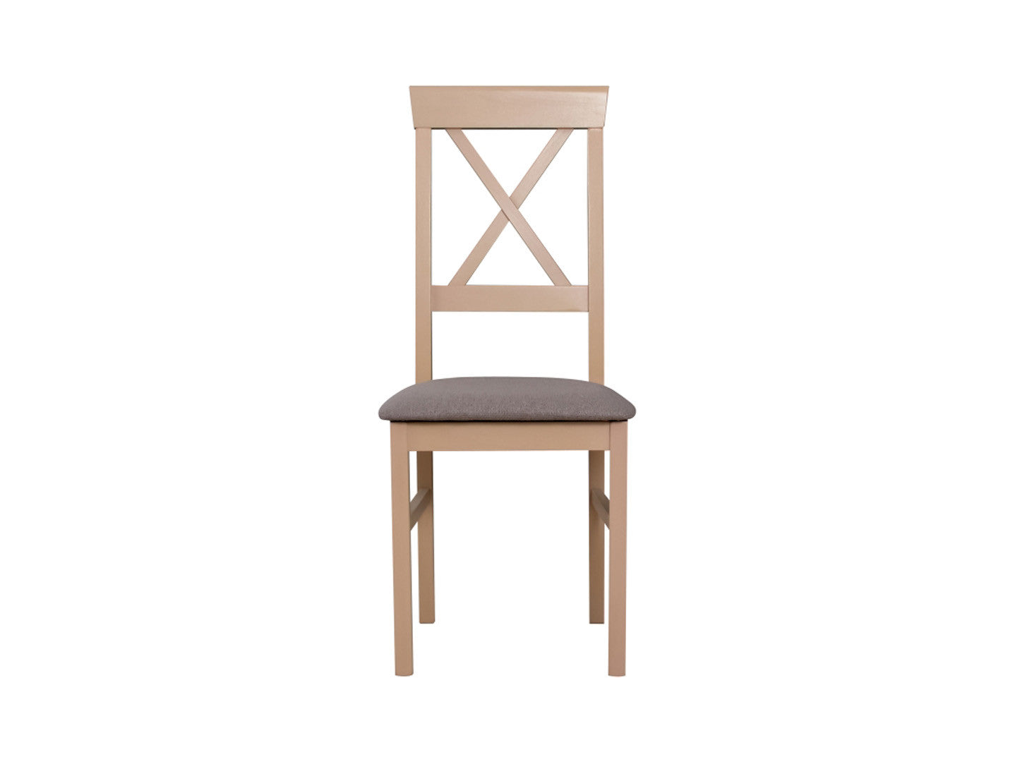 Alla 3 Upholstered Dining Chair – Sonoma Oak / Brown Fabric
