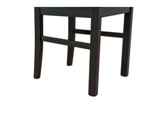 Alla 3 Dining Chair — Upholstered Seat, Black Beech Frame & Timeless Grey Fabric, Barrel 90