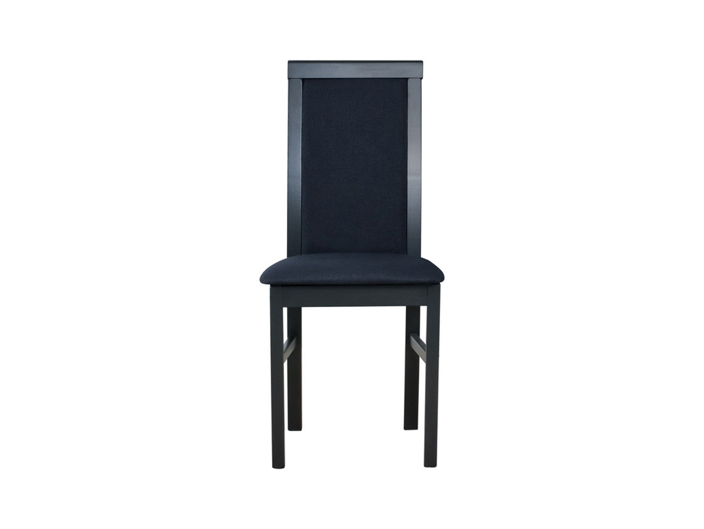 Como Dining Chair – Black Upholstery & Black Frame, Ergonomic, Minimalist Design