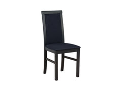 Como Dining Chair – Black Upholstery & Black Frame, Ergonomic, Minimalist Design