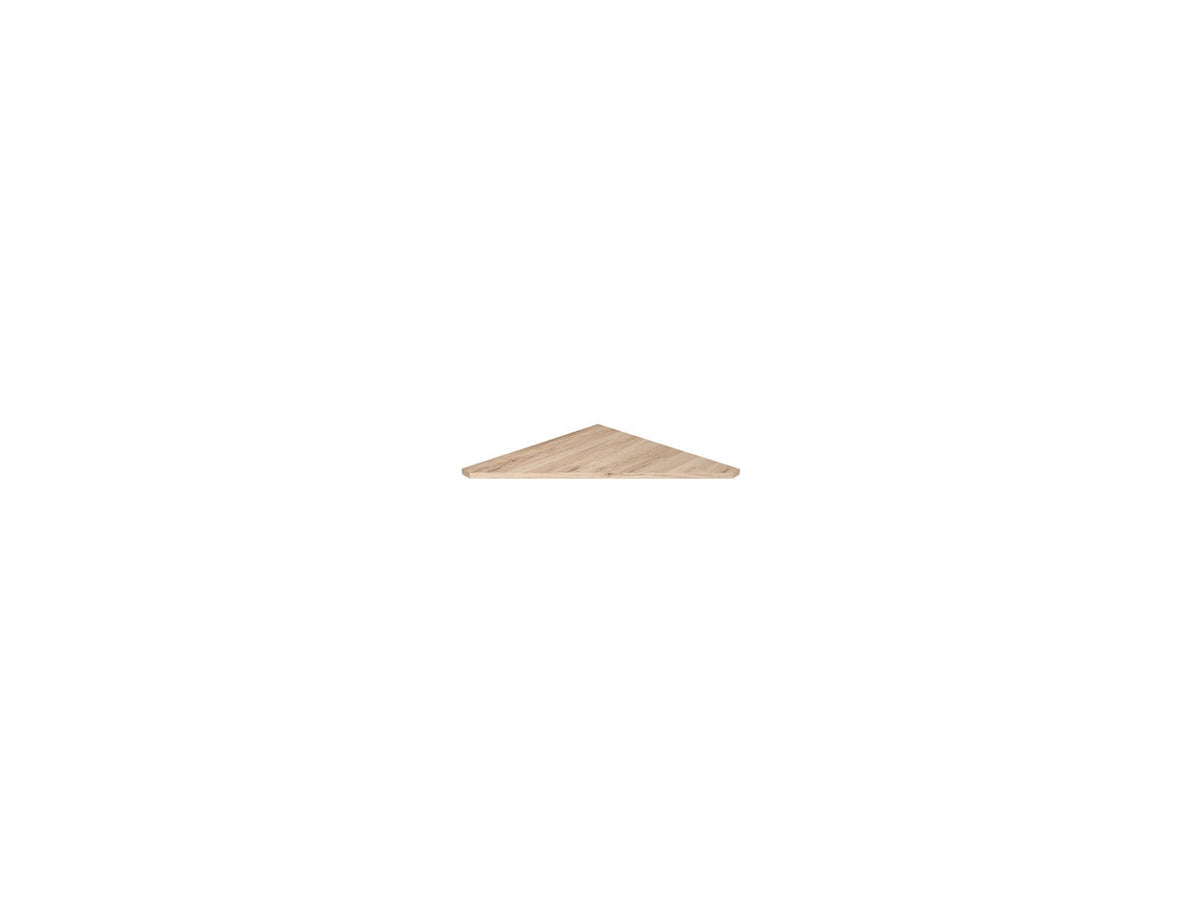 Executive Desk Connector | Right-Angle Extension | Light Sanremo Oak | 69.5x69.5cm