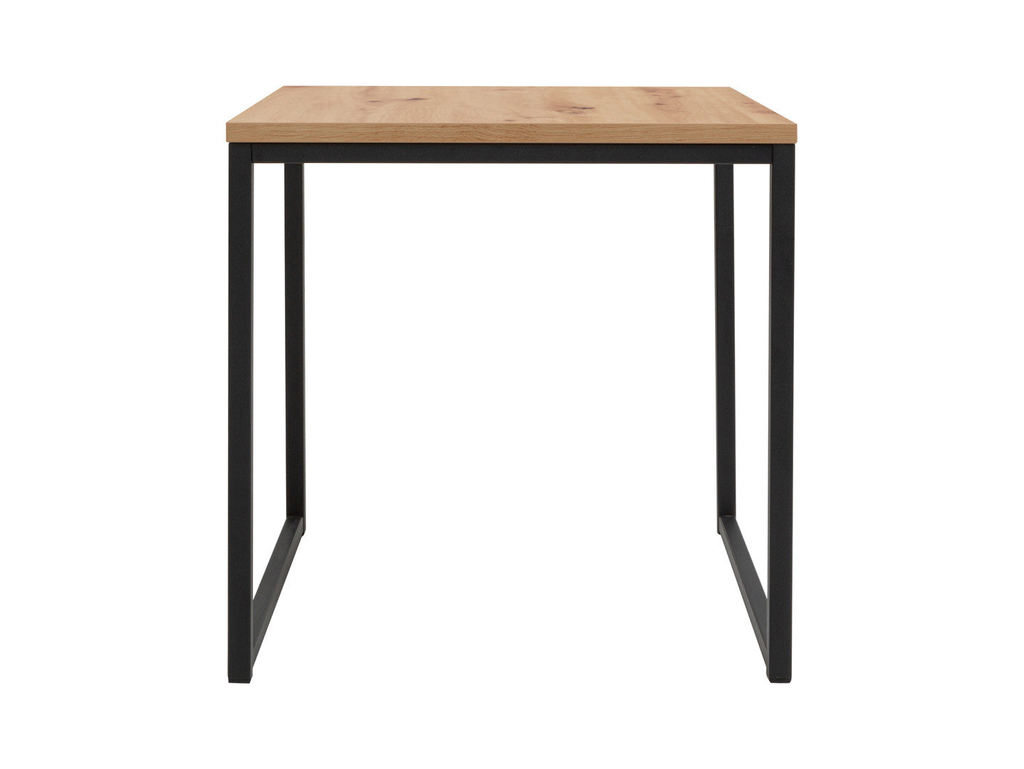 Aroz Side Table 40 | Artisan Oak | Square | Metal Frame | 40×40×40 cm | Loft Style