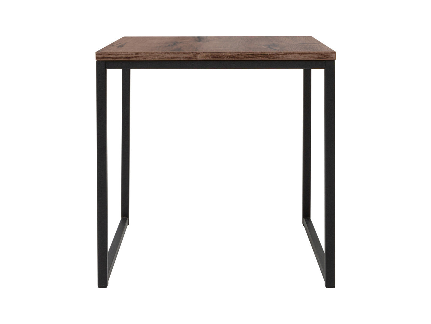 Aroz Square Coffee Table 50 cm – Monastery Oak & Metal Frame