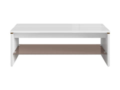 Azteca Trio — Coffee Table | 110 × 65 cm | White Gloss & Canterbury Oak