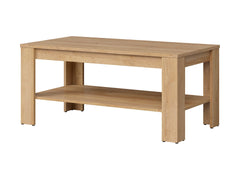 Bistro Coffee Table 110 cm – Riviera Oak / Sonoma Oak | Lower Shelf