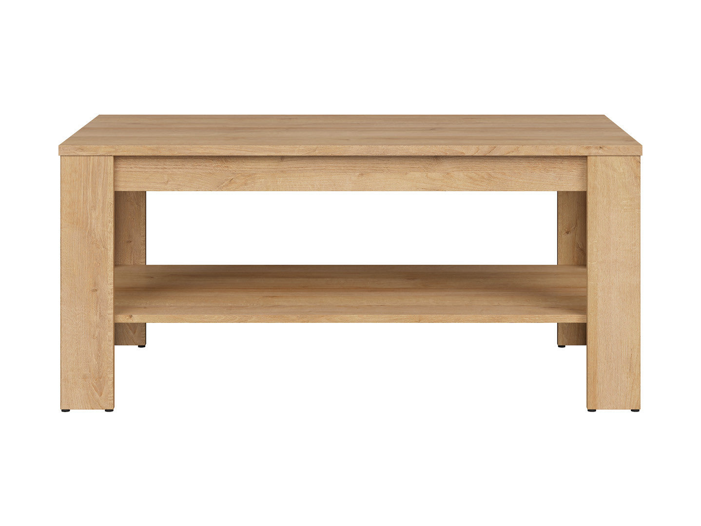Bistro Coffee Table 110 cm – Riviera Oak / Sonoma Oak | Lower Shelf